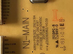 Samsung DE41-00455C Range Board AZ1372 | WmV256