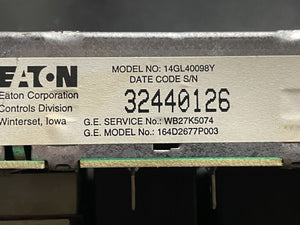 Ge Oven Control Board Part # 14GL40098Y 164D2677P003 WB27K5074  |WM1355