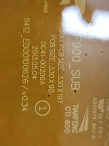 Samsung Laundry Control Main Board DC41-00206A, DC61-03747A |KC516