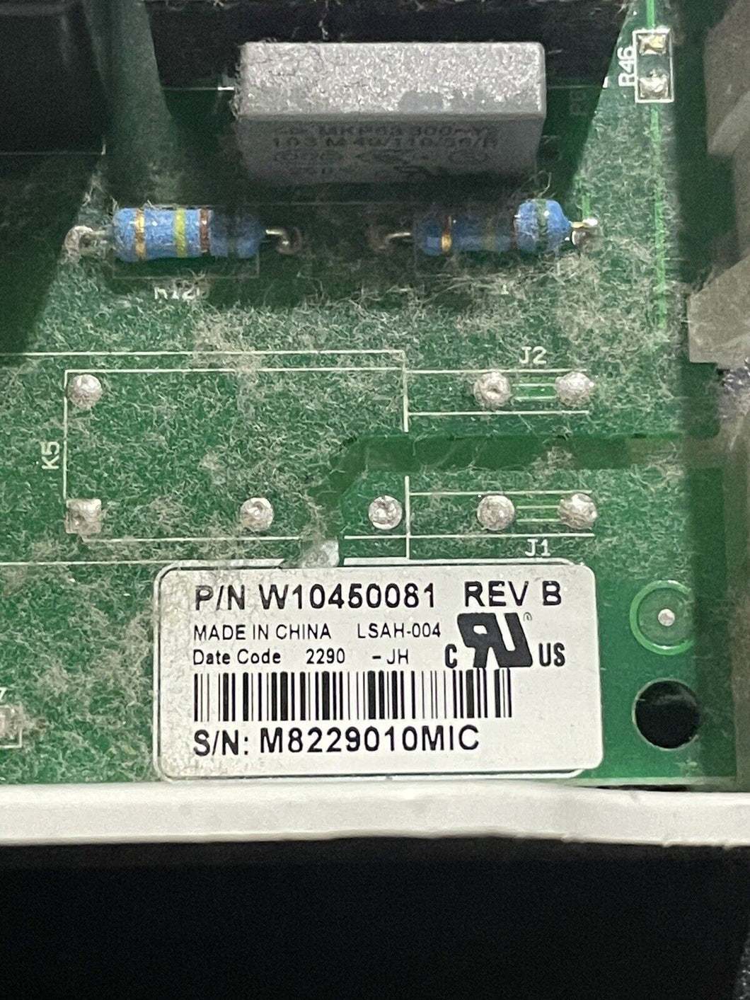 Genuine OEM Whirlpool Dryer Power Control Board W10450081 |WM872-A