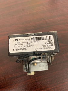 GE Dryer Timer -P/N 572D478G03 |RR1001