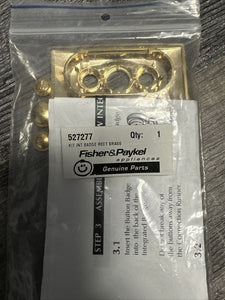 BRAND NEW OEM Fisher & Paykel Kit Int Badge Rect Brass 527277 |NT1458