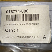 Load image into Gallery viewer, NEW OEM Viking 016774-000 Secondary Drain Trough Kit |Shelf 3
