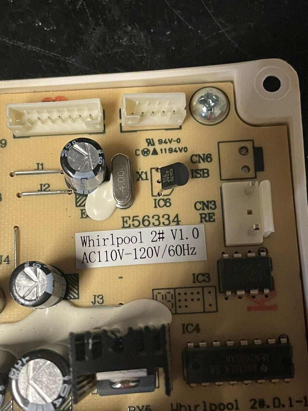 Control board whirlpool AC110V-120V/60HZ |WM384