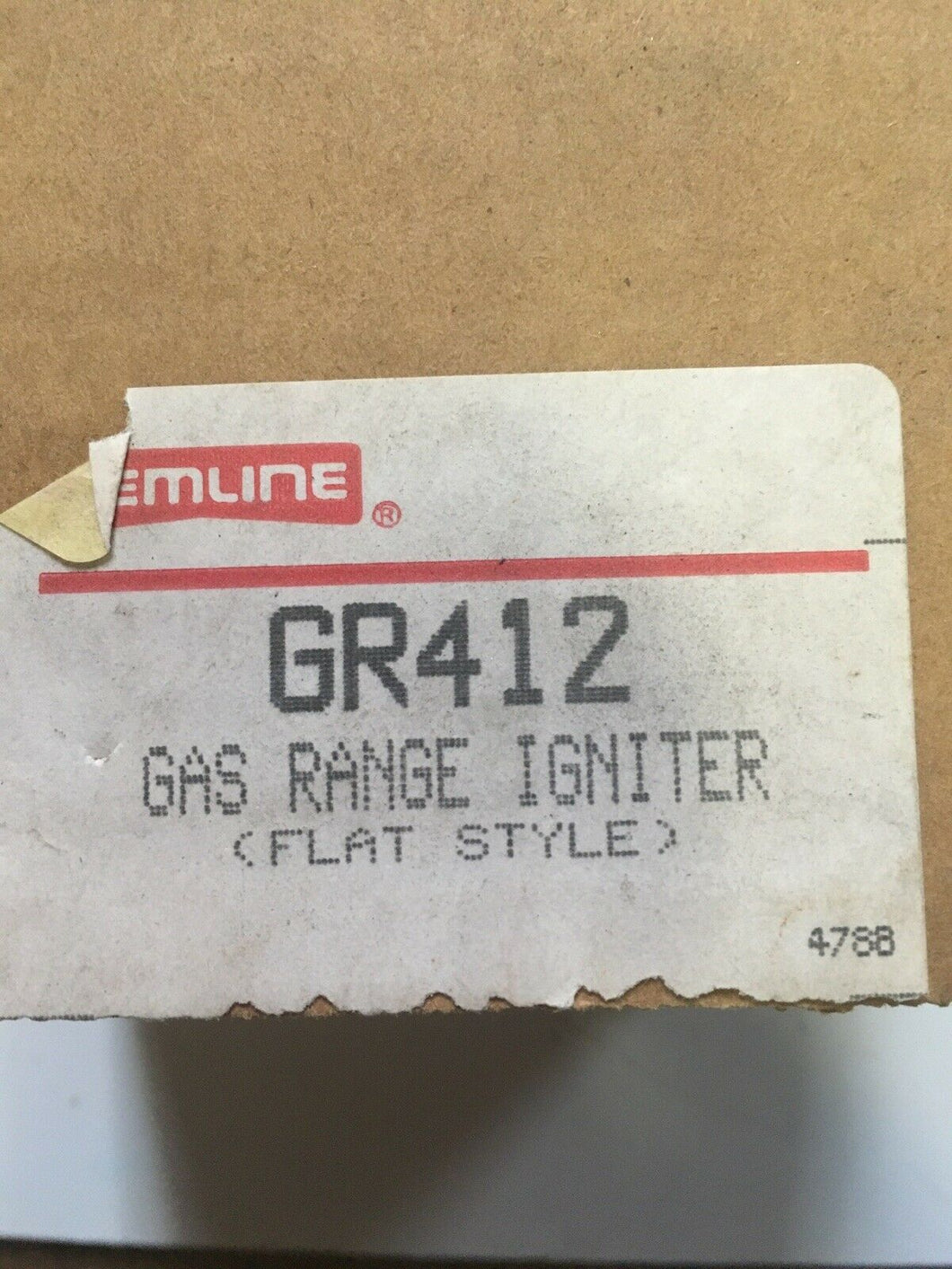 GEMLINE GR412 GAS RANGE IGNITER | ZG