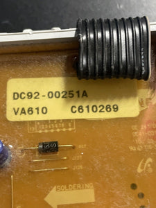 DC92-00251A Samsung Washer Display Interface Control Board |Wm1325