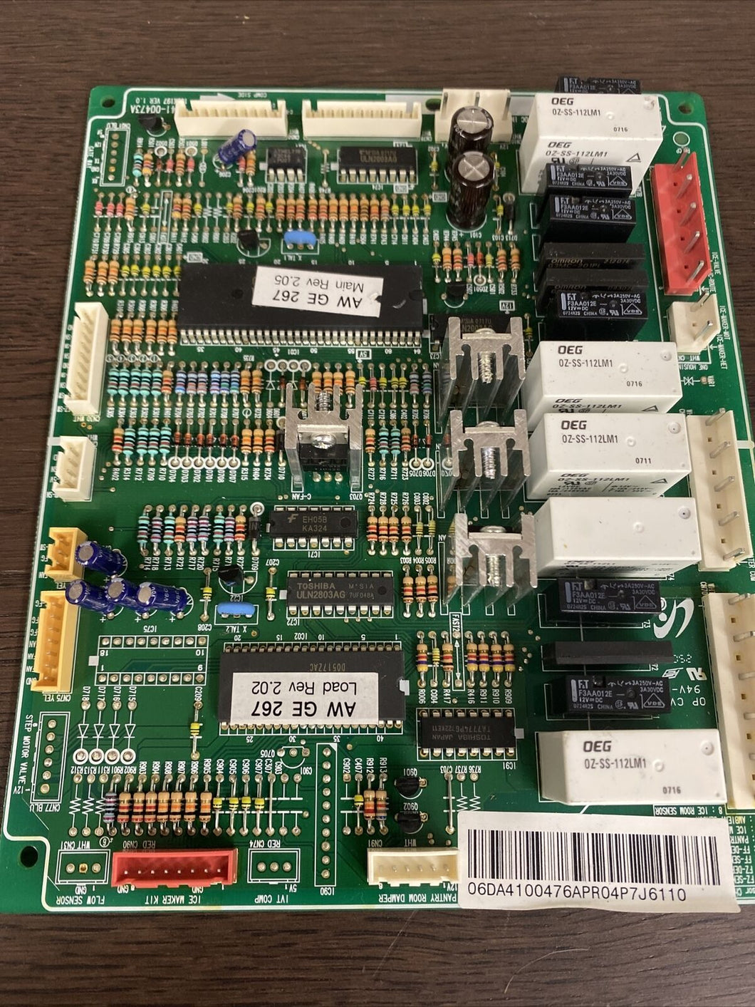 SAMSUNG REFRIGERATOR CONTROL BOARD PART# DA41-00476A |BK1478