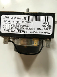 Kenmore Dryer Timer - Part # 3406723A, 3406723 | ZG Box 3
