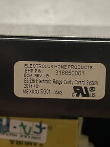 316650001 Kenmore Range Control Board |WMV286