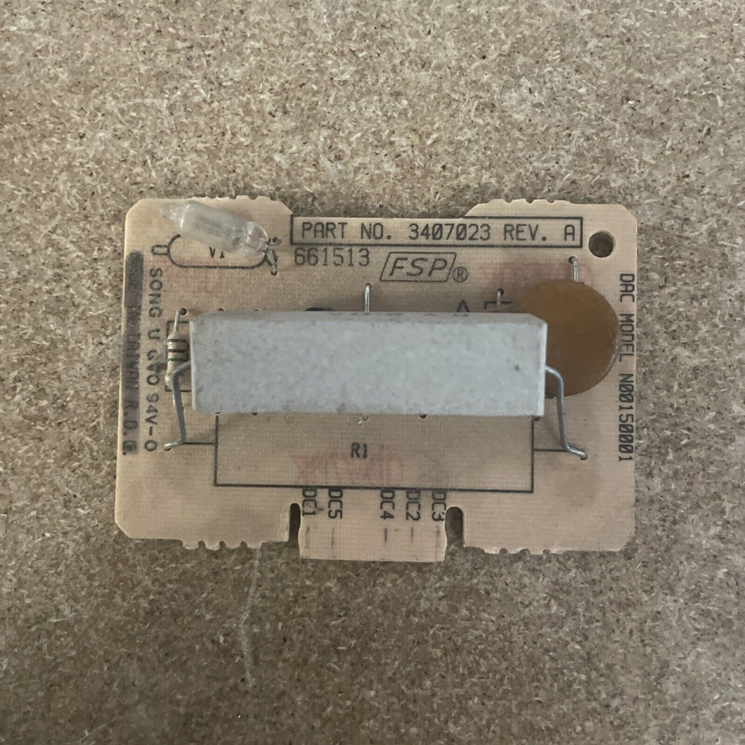 Whirlpool Kenmore Dryer Control Board - Part # 3407023 |KM1644