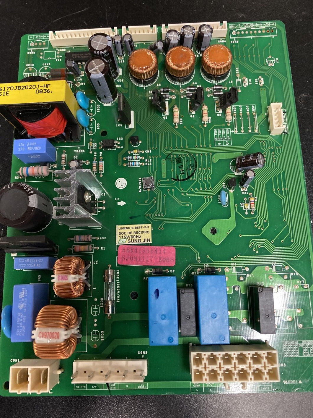 LG Refrigerator Main Control Board Ebr41956414 |BK1210