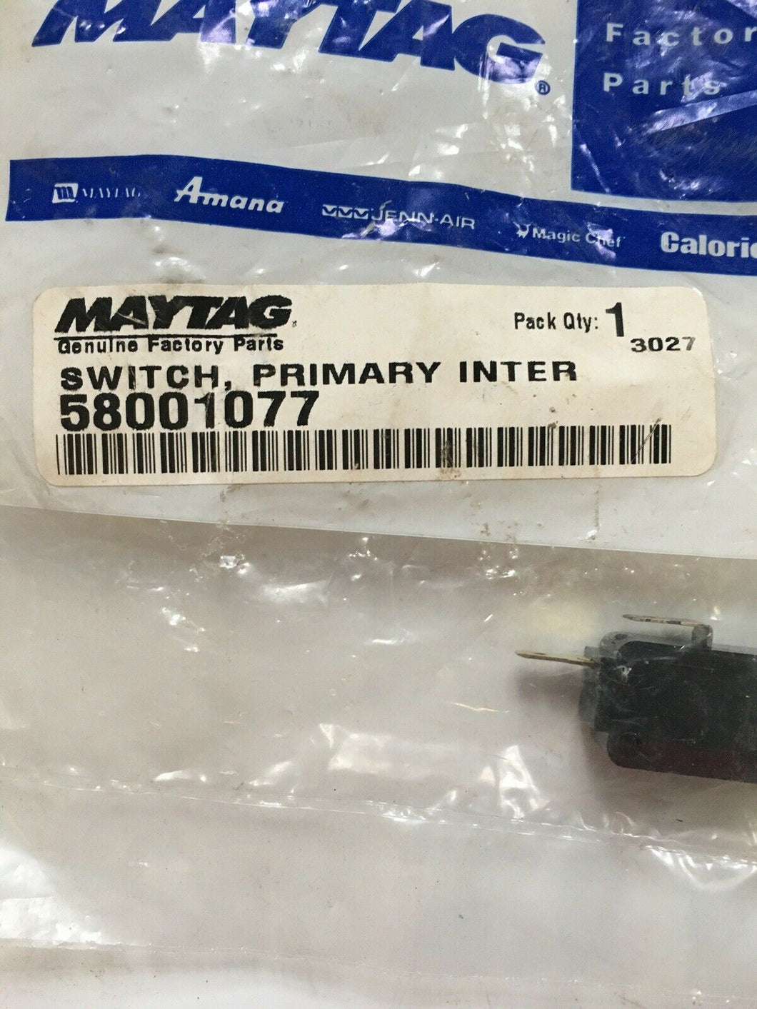 Maytag Microwave Oven Microswitch NEVER OPENED 58001077 | ZG Box 28