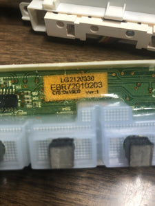 LG Dishwasher Button Control Board EBR72910203 | AS Box 146