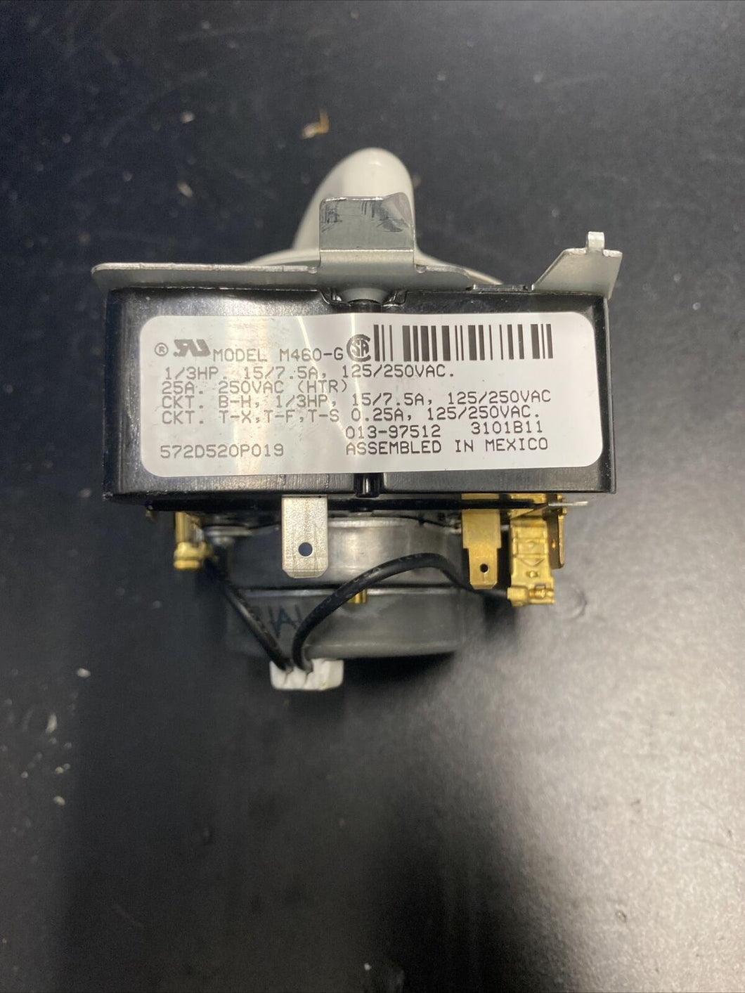 GE Dryer Timer P/N 572D520P019 013-97512 | |BK1025