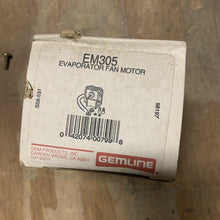 Load image into Gallery viewer, NOS GEMLINE EM-305 EM305 EVAPORATOR FAN MOTOR FREE SHIPPING
