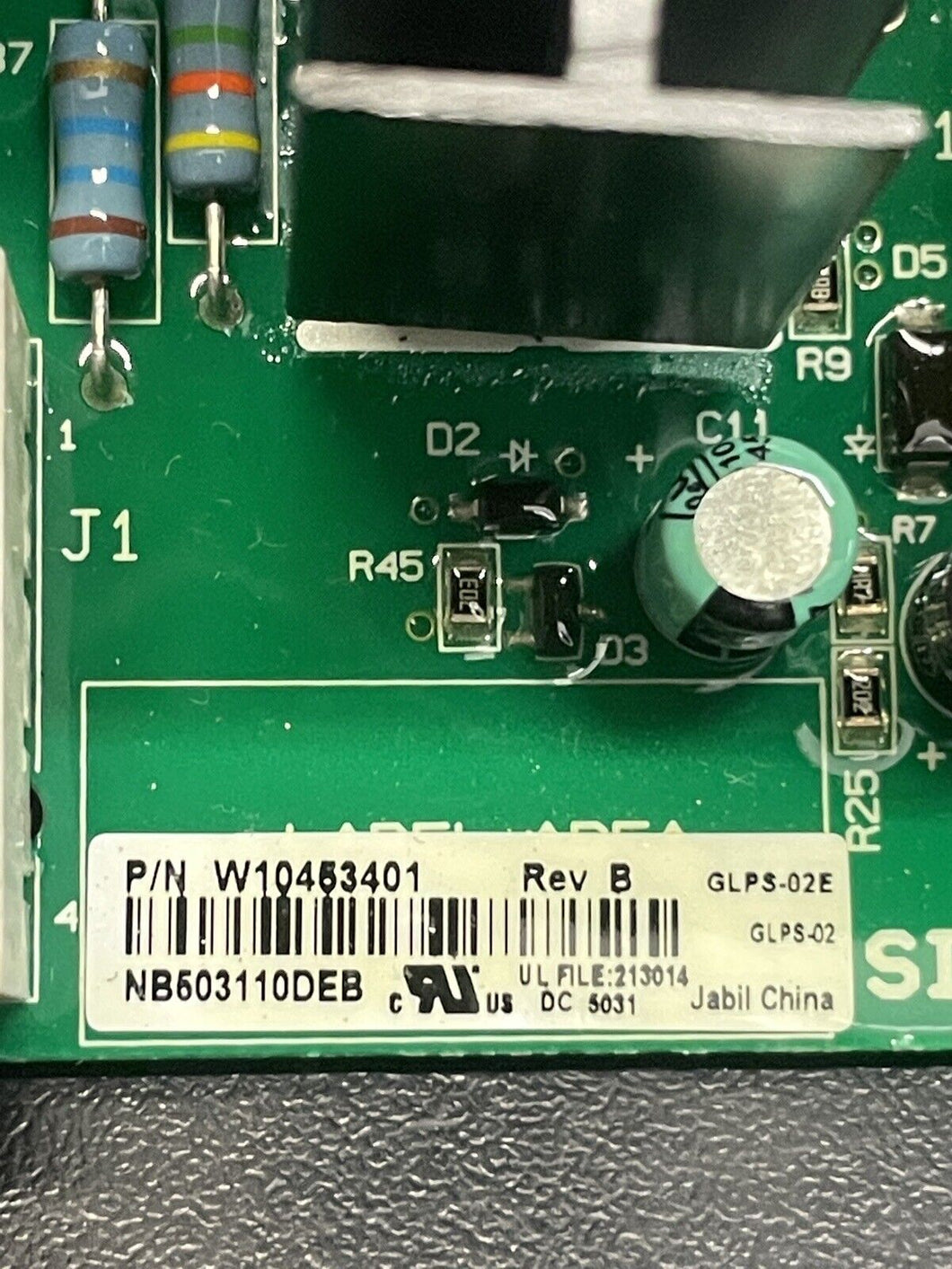 Genuine Whirlpool Refrigerator Control Board  | W10463401 |WM771