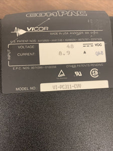 VICOR CORPORATION VI-MC64-ES-H1 POWER SUPPLY 9502-8027 |GG380