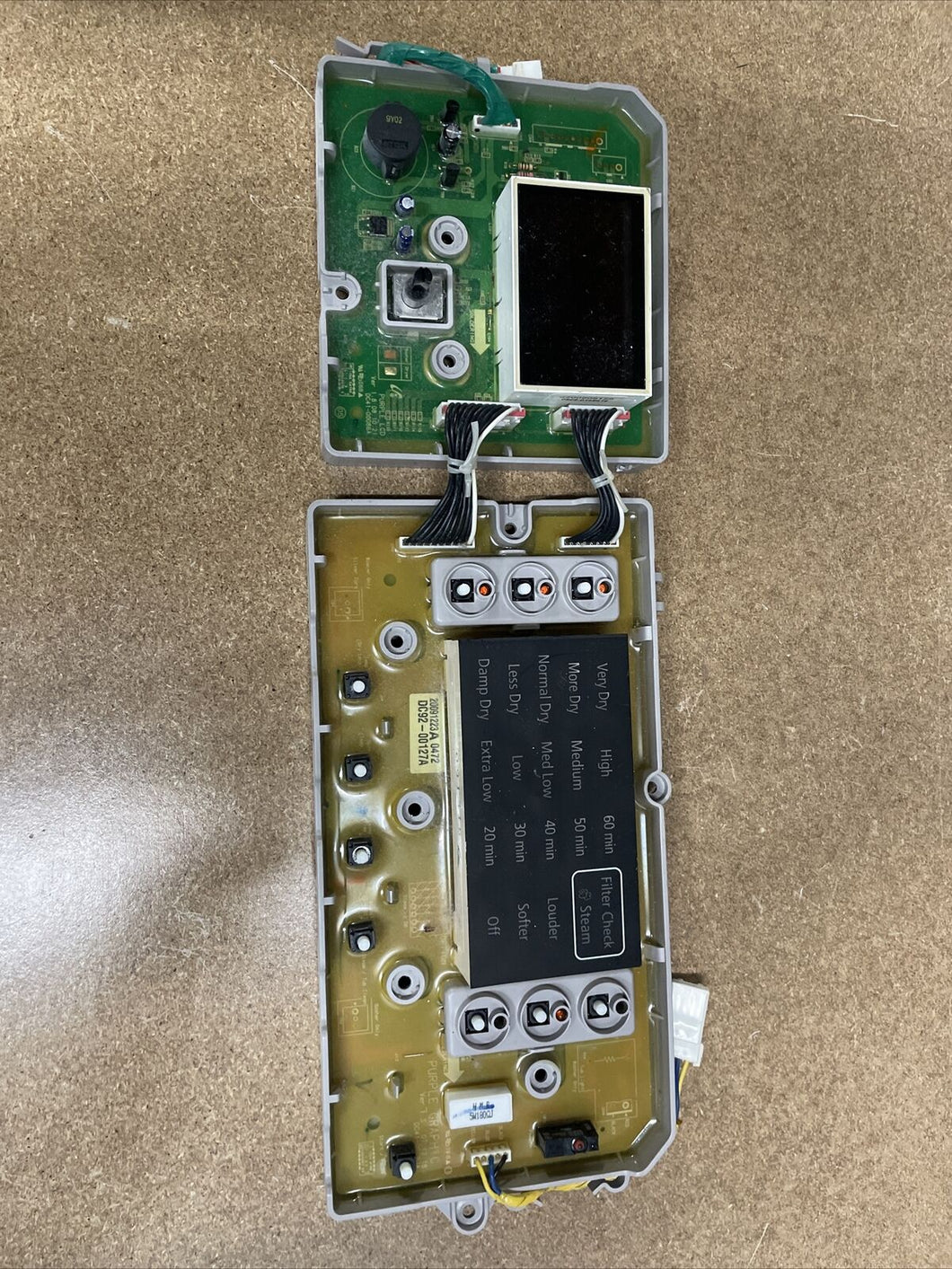 Samsung Dryer Interface Control Board | DC92-00127A | DC92-00126A |KM1353