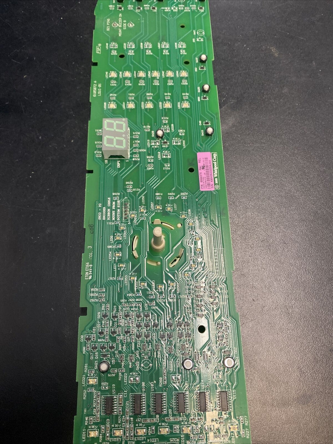 Whirlpool Kenmore Dryer User Interface Board 8564375 |BK1483