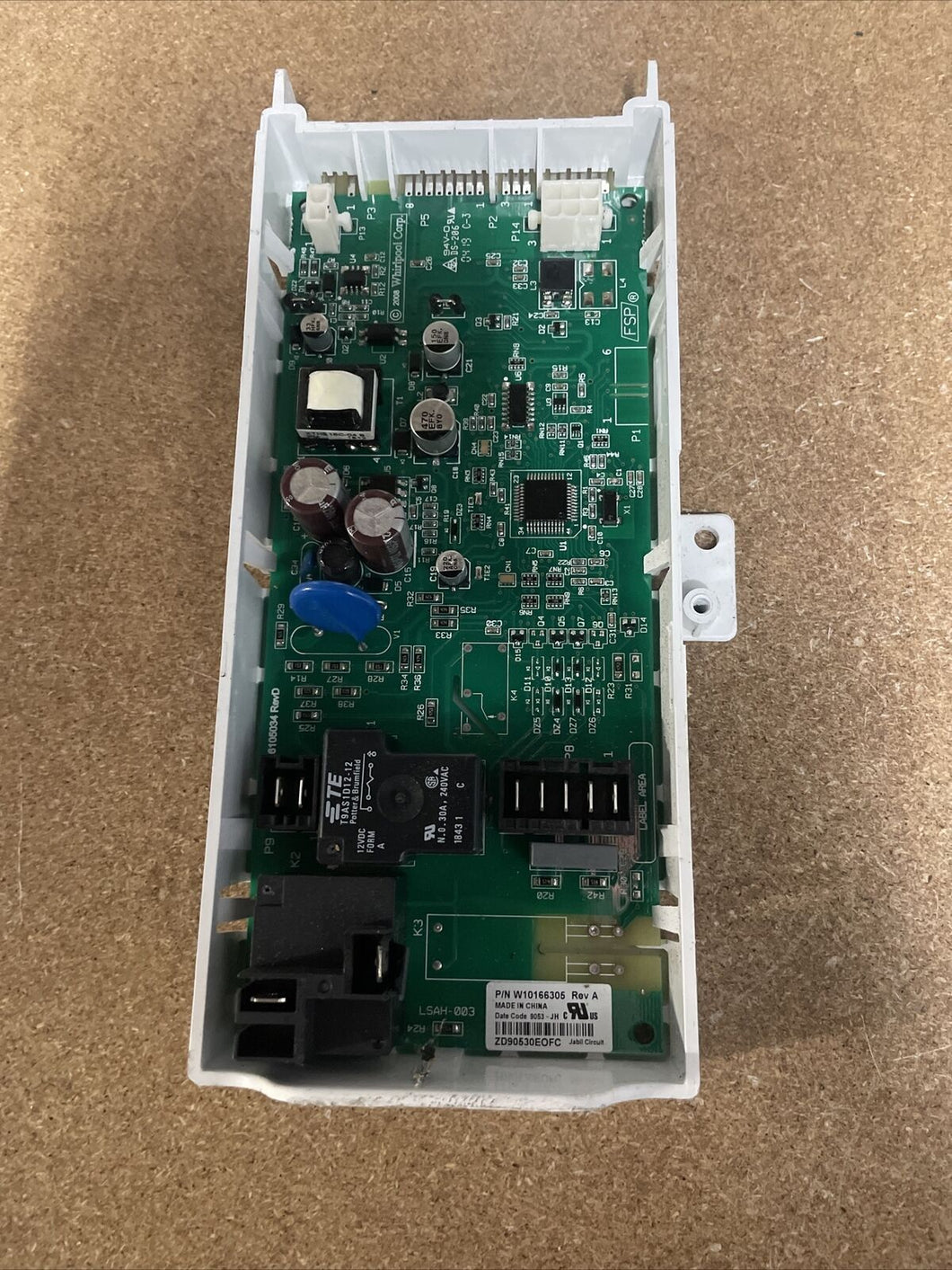 Whirlpool Dryer Control Board | W10166305 |KM1038