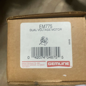 Gemline Vent Hood Fan Motor EM775 SATISFACTION |GGS4