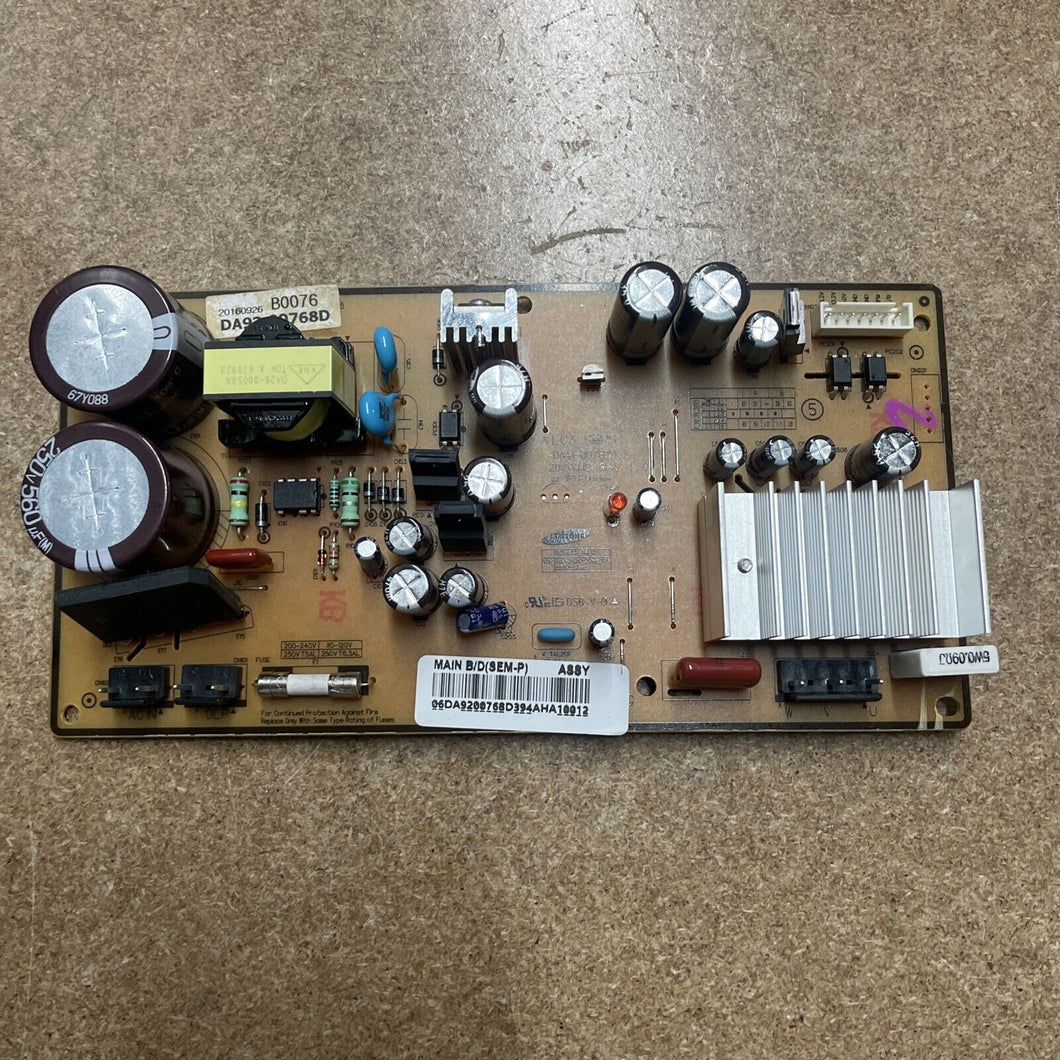 Samsung DA92-00768D Refrigerator Control Board |KM1596