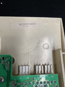 Ge Refrigerator Dispenser Control Board Part # 197d5551g003 |BK1039