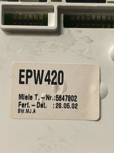 Control Circuit Board Dryer Miele EPW420 5647802 |WMV307