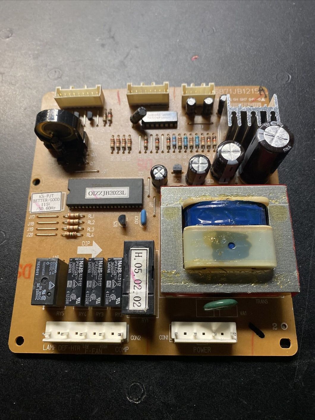 LG Refrigerator Control Board - Part # 6871JB1215F 6871JB1215 F |BK870