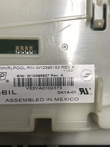 Kenmore Whirlpool KitchenAid W10395153 Dishwasher Circuit Control Board |WM847
