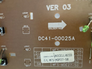 #1500 SAMSUNG DRYER CONTROL BOARD  DC41-00025A |WM1205